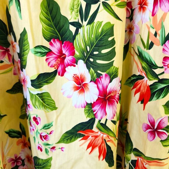 Authentic Hawaiian Hibiscus Dress Miu Miu Made in Hawaii Size Small NEW w/Tag - Picture 12 of 12